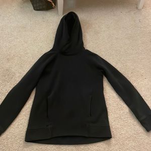 Lululemon black hooded sweatshirt size 4